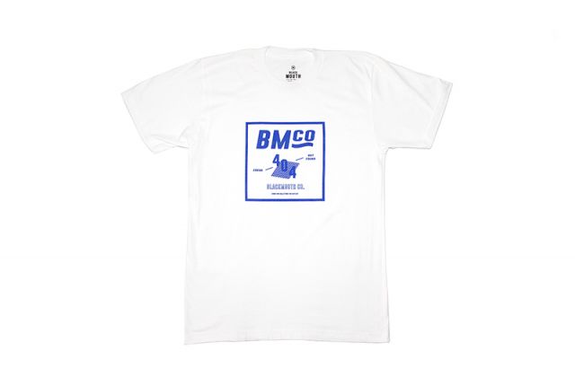 Black Mouth Error 404 Logo Tee WHITE