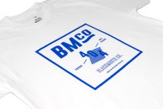 Black Mouth Error 404 Logo Tee WHITE