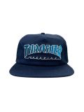 Thrasher Outlined Snapback NAVY