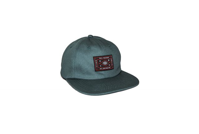 Black Mouth Hell Vacation Logo Hat FOREST GREEN 