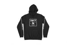 Black Mouth Logo 404 Hoodie GRIS ASPHALT