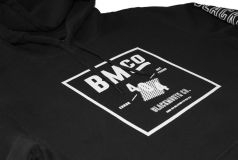 Black Mouth Logo 404 Hoodie GRIS ASPHALT