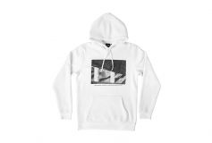 Black Mouth Skate Shadow Hoody WHITE