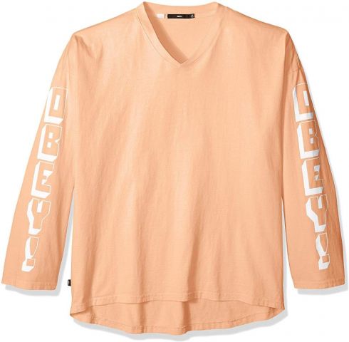 Obey ® New World 2 Cotton Jersey Top - APRICOT