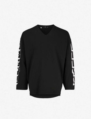 OBEY ® New World 2 Cotton Jersey Top - OFF BLACK