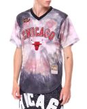 Mitchell & Ness Tie-Dye Mesh Jersey Bulls