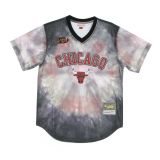 Mitchell & Ness Tie-Dye Mesh Jersey Bulls