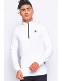 Le Coq Sportif Tech Hoody 1/2 Zip N.1 WHITE