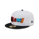 New Era MLB 5950 Miami Heat Edition 22-23 WHITE