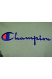 Champion Script Logo Crew Neck T-Shirt DUSTY GREEN