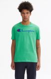 Champion Script Logo Crew Neck T-Shirt-MINT GREEN