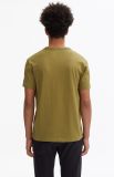 Champion Script Logo Crew Neck T-Shirt-OLIVE