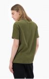 Champion Script Logo Crew Neck T-Shirt OLIVE