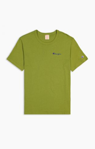 Champion Small Script Logo Crew Neck T-Shirt-GML