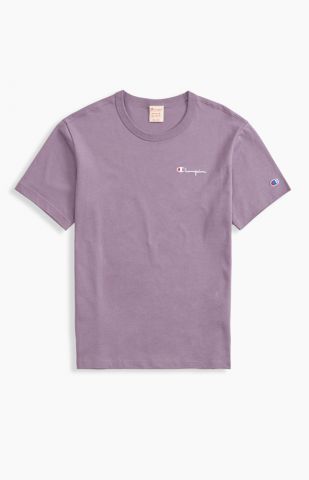 Champion Small Script Logo Crew Neck T-Shirt-MGP