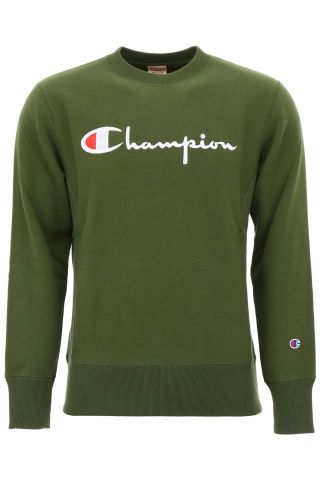 Champion Script Logo Reverse Weave Sweatshirt-BAF