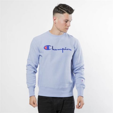 Champion Script Logo Reverse Weave Sweatshirt-LLU