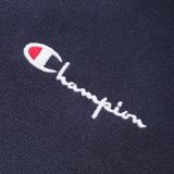 Champion Jacquard Logo Tape Reverse Weave Hood-NVY