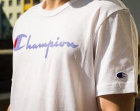 Champion Crewneck T-Shirt UV Color Change-WHITE