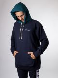 Champion Contrast Hood Reverse Weave -NAVY/TEAL