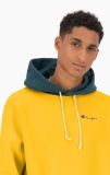 Champion Contrast Hood Reverse Weave-GOLD/TEAL