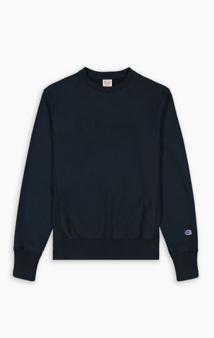 Champion Embossed Script Logo Reverse Weave Crewne