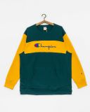 Champion Reverse Weave Colour Block Crewneck-TEAL