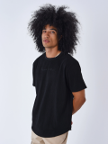 Camiseta Project X Paris basica texturizada NEGRO