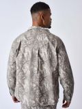 Sobrecamisa Project X Paris con estampado de ramas
