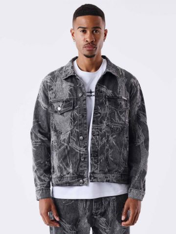 Chaqueta vaquera Project X Paris NEGRO