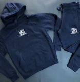 Supreme Style 1.0 3D Logo Hoody NAVY/WHITE