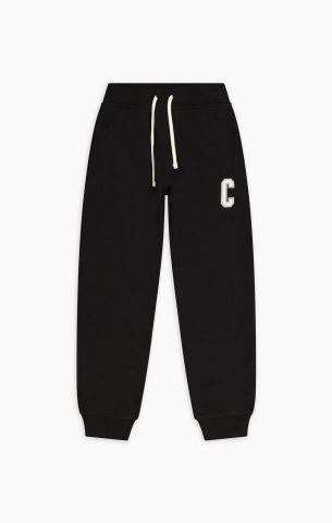 Champion Varsity C Logo Cotton Fleece Sweatpants B