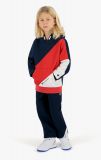 Champion Asymmetric Colour Block Cotton Fleece Hoo