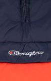 Champion KIDS Half Zip-Up Hooded Jacket NAVY/RED 