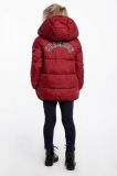 Champion KIDS Varsity C Logo Puffer BURGUNDY 