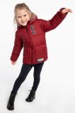 Champion KIDS Varsity C Logo Puffer BURGUNDY 