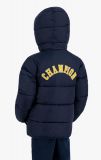 Champion KIDS Varsity C Logo Puffer NAVY