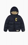 Champion KIDS Varsity C Logo Puffer NAVY