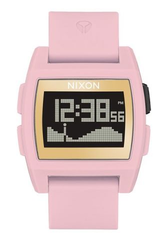 Nixon Base Tide Watch-Soft Pink/Gold