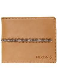 Nixon Coastal Bi Fold Wallet-Saddle