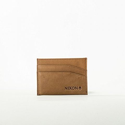 Nixon Flaco Leather Card Wallet-Tan