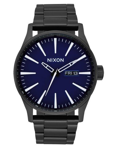 Nixon ® Sentry SS Watch-All Black/Dark Blue