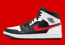 Air Jordan 1 Mid ¨Chile Red¨ Black/Chile Red-White