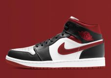 Air Jordan 1 Mid Gym Red Black White