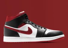 Air Jordan 1 Mid Gym Red Black White