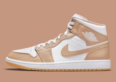 Air Jordan 1 Mid  Henp/White-Gum Yellow