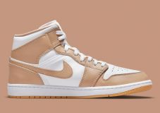 Air Jordan 1 Mid  Henp/White-Gum Yellow