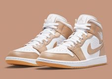 Air Jordan 1 Mid  Henp/White-Gum Yellow