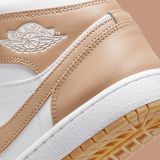 Air Jordan 1 Mid  Henp/White-Gum Yellow