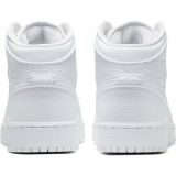 Air Jordan 1 Mid (GS) TRIPLE WHITE